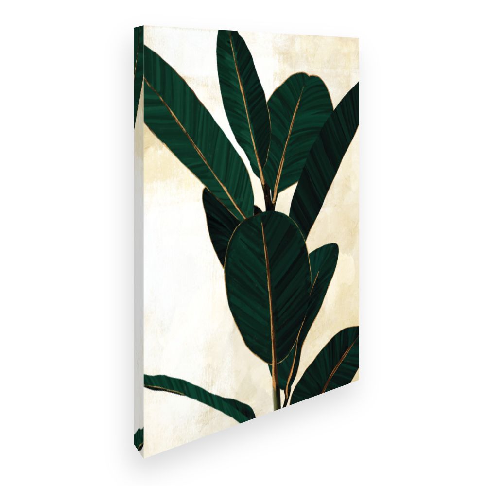 Toile Feuilles luxuriantes