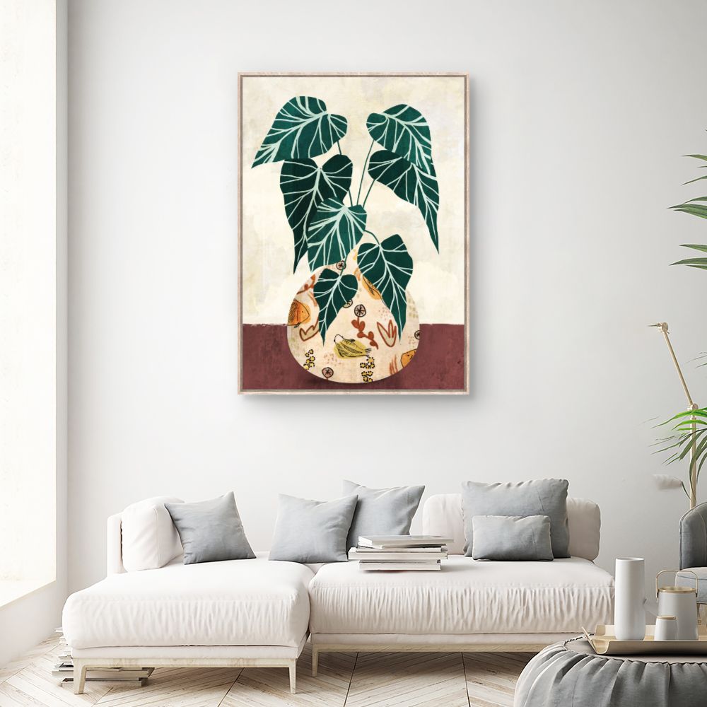 Tableau Feuillage exotique