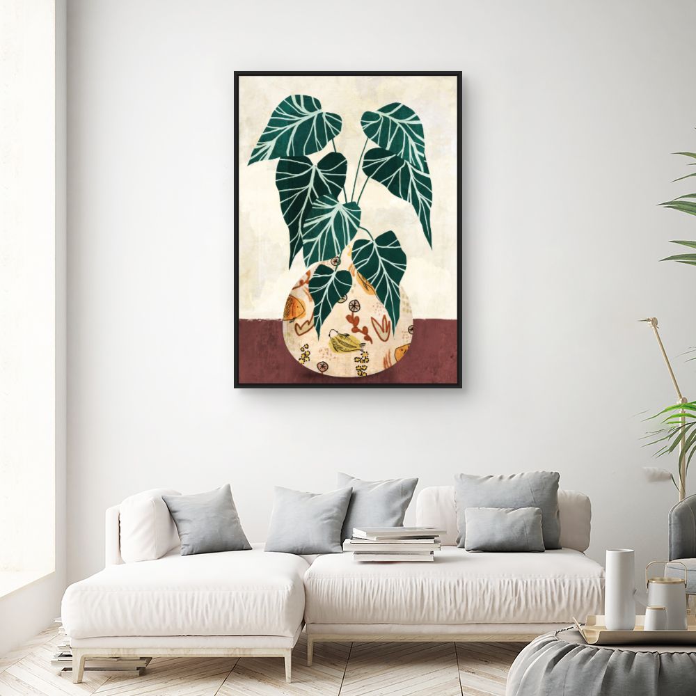 Tableau Feuillage exotique