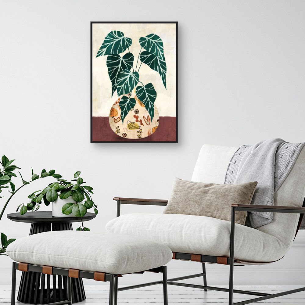 Tableau Feuillage exotique