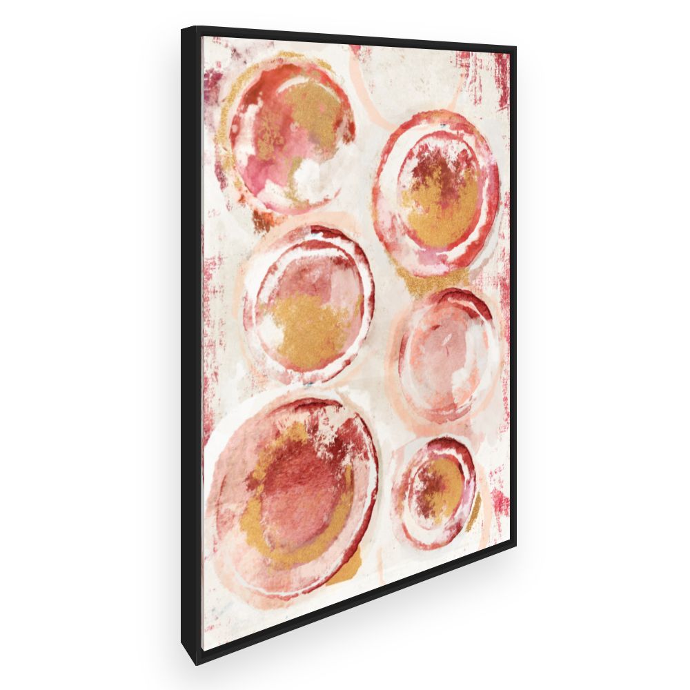 Toile Cercles abstraits captivants