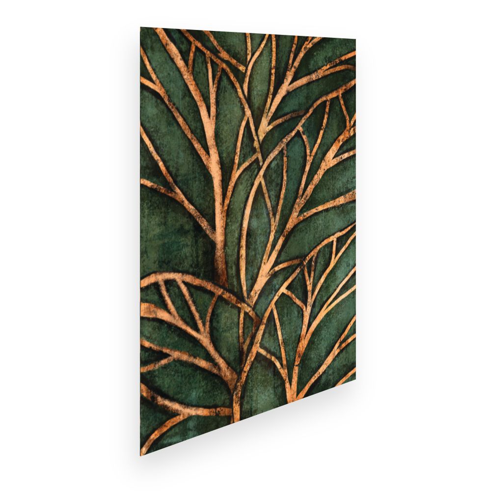 Affiche Arbres dorés élégants