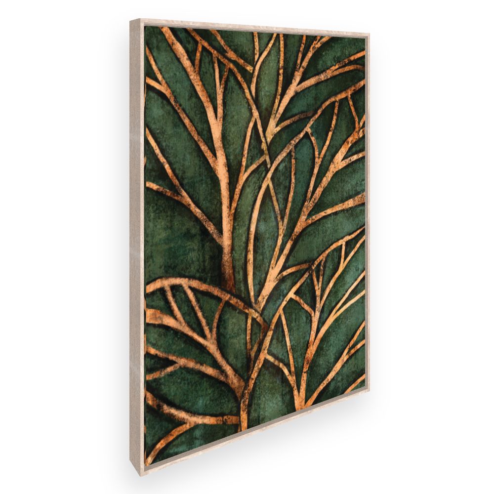 Toile Arbres dorés élégants