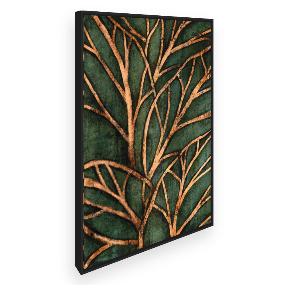 Toile Arbres dorés élégants