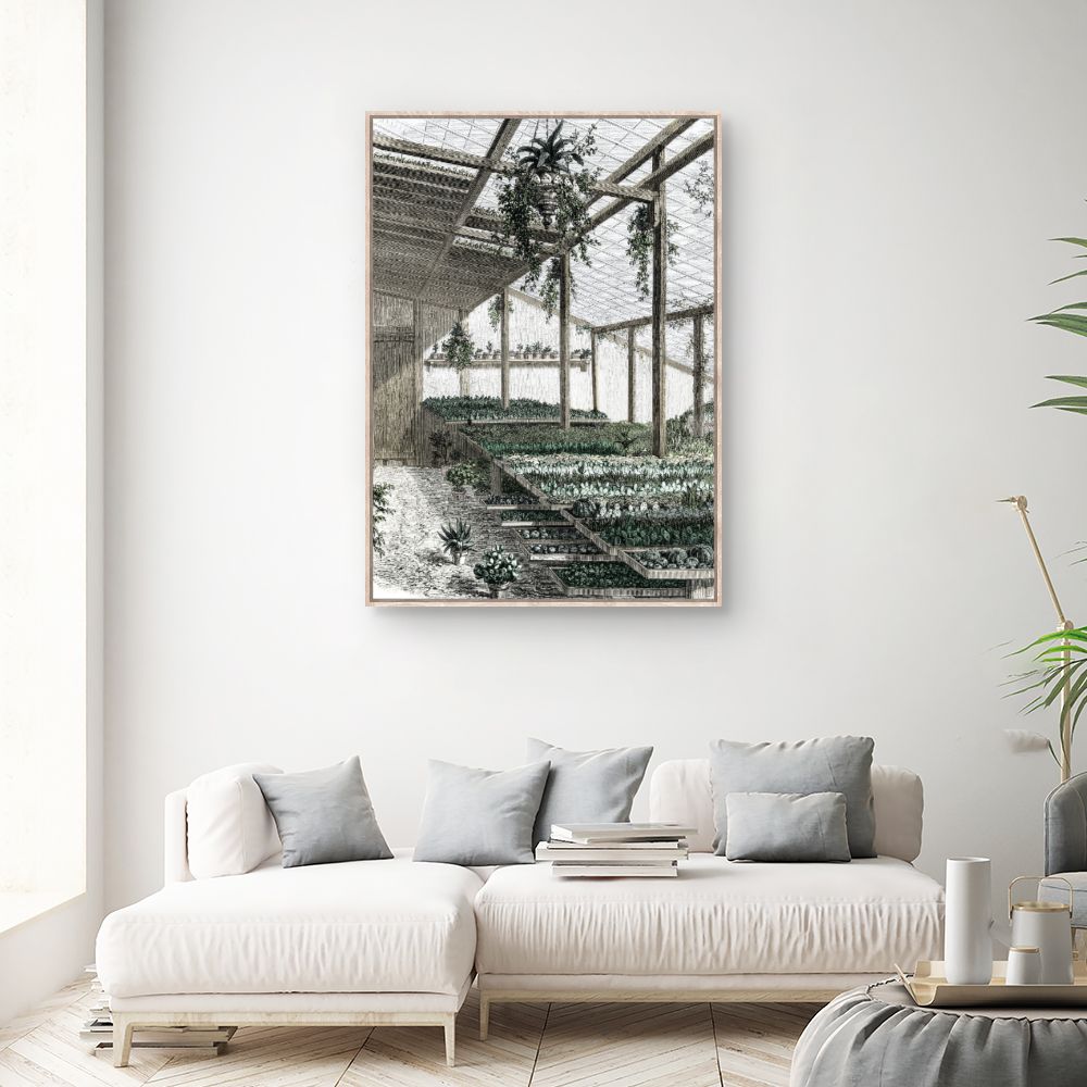 Tableau Serre luxuriante