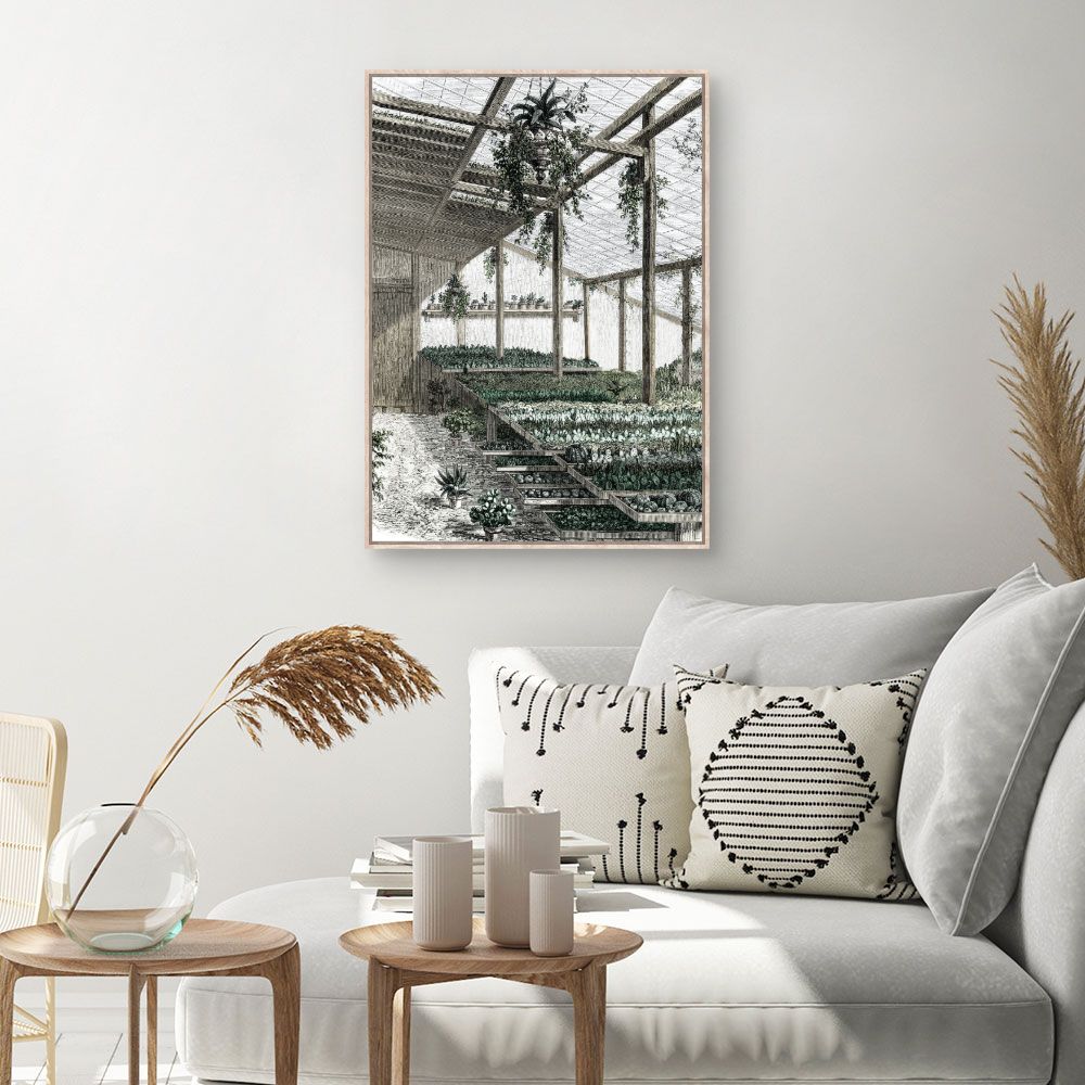 Tableau Serre luxuriante