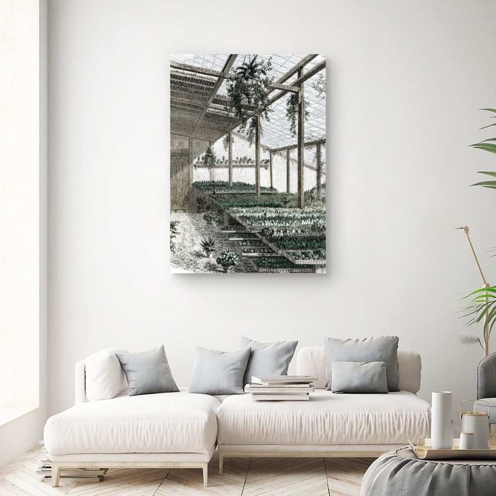 Tableau Serre luxuriante