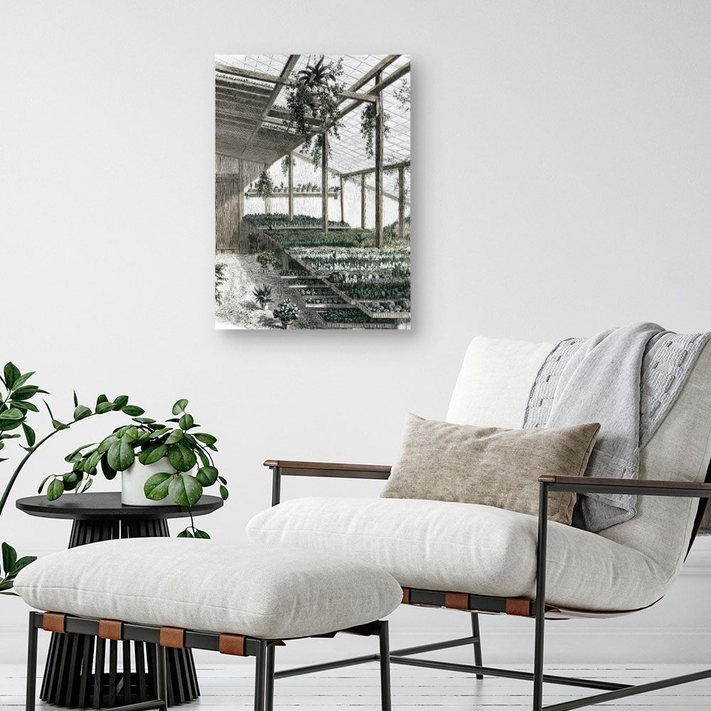 Tableau Serre luxuriante