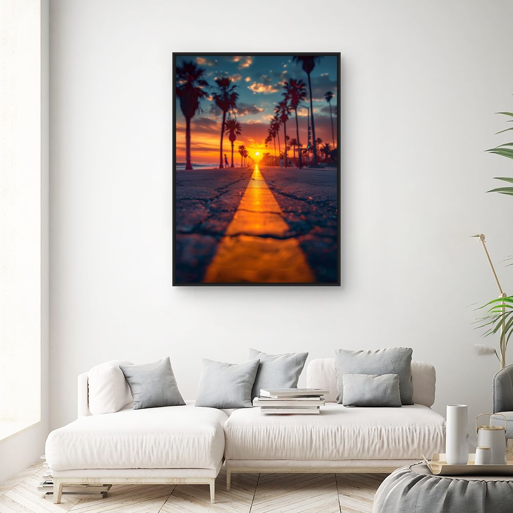 Toile "Coucher de soleil"