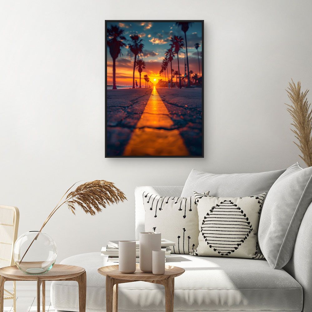 Toile "Coucher de soleil"