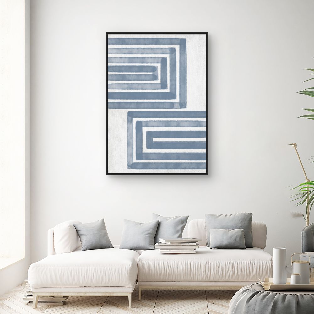 Tableau Lignes abstraites