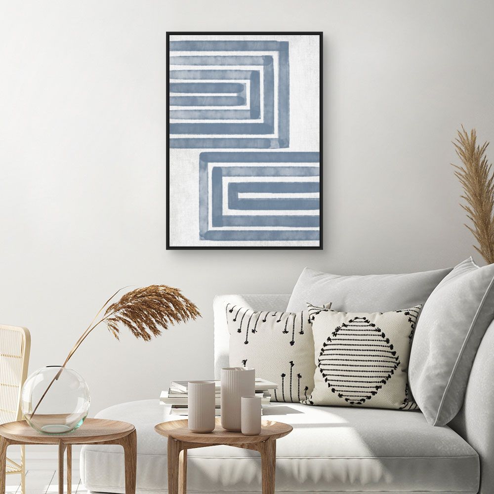 Tableau Lignes abstraites