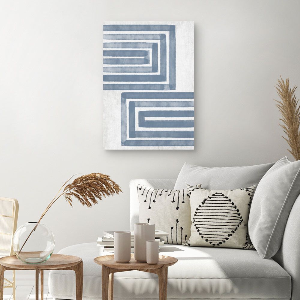 Tableau Lignes abstraites