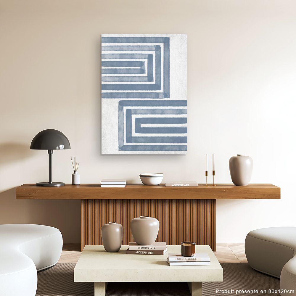 Tableau Lignes abstraites