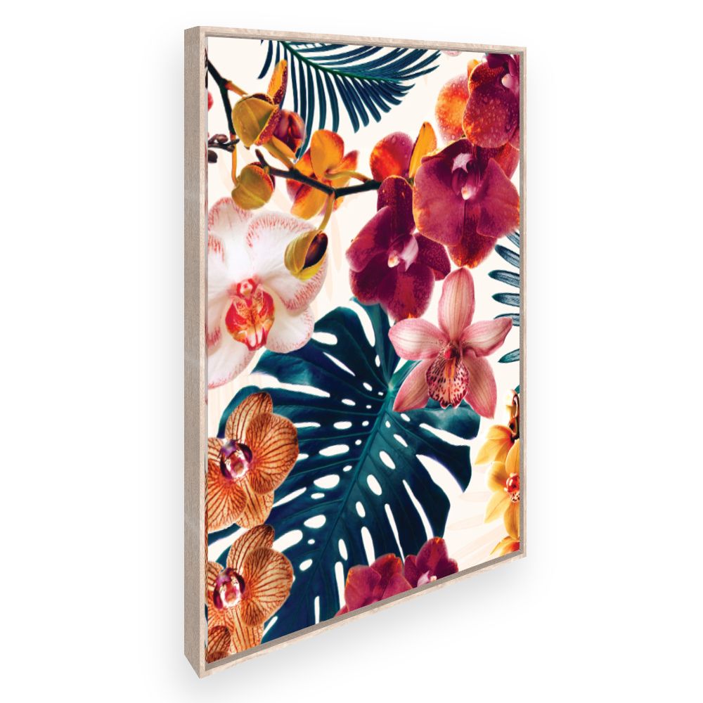 Toile Fleurs exotiques