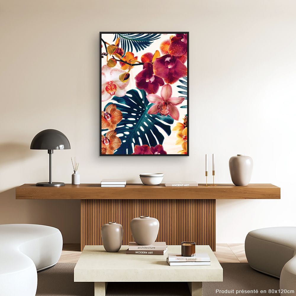 Tableau Fleurs exotiques
