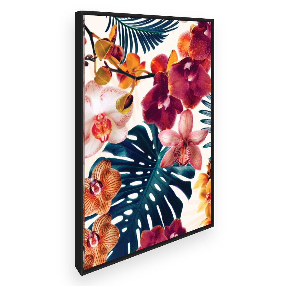 Toile Fleurs exotiques