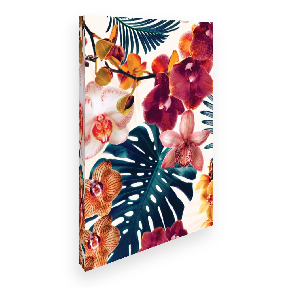 Toile Fleurs exotiques