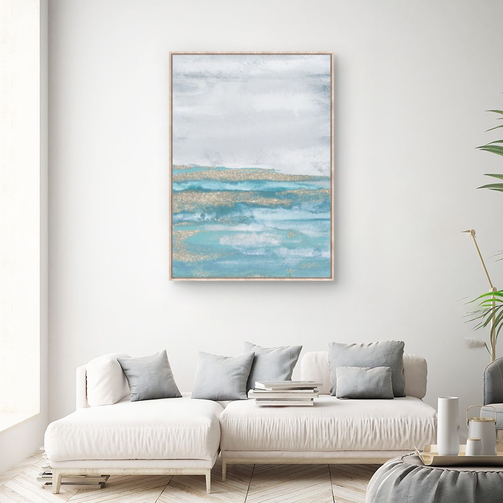 Tableau Mer abstraite