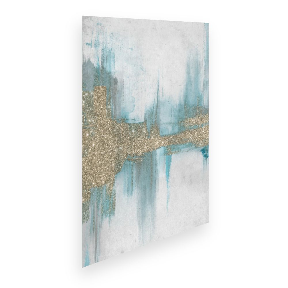 Affiche Reflets abstraits scintillants