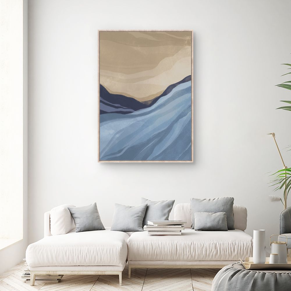 Tableau Paysage abstrait apaisant