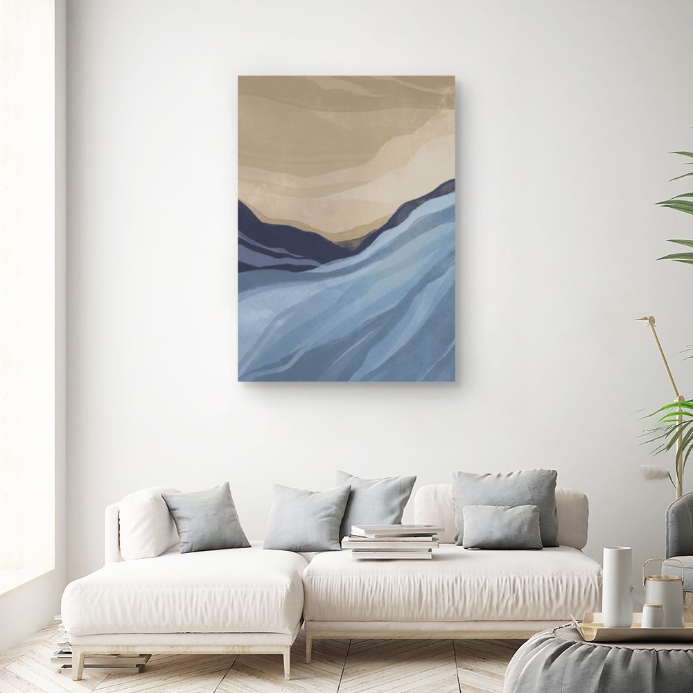 Tableau Paysage abstrait apaisant