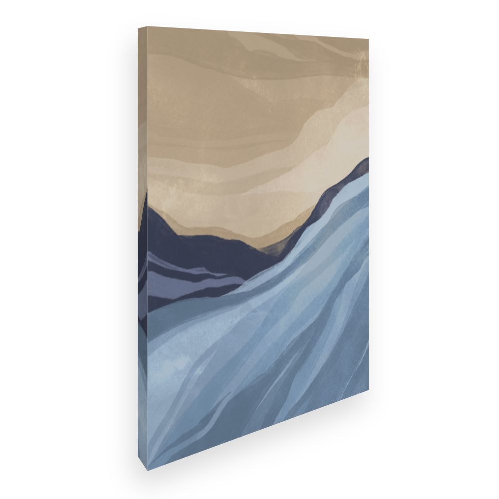 Toile Paysage abstrait apaisant