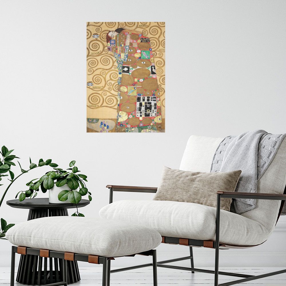 Affiche Étreinte dorée