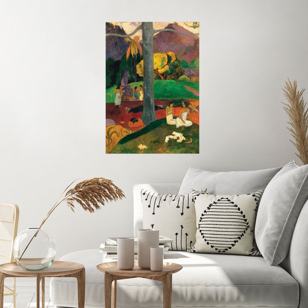 Affiche Peinture exotique vive