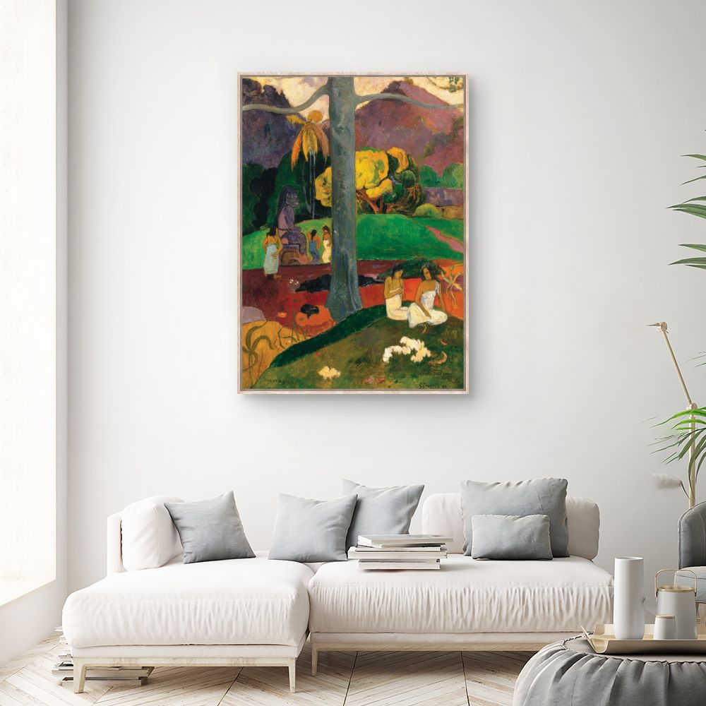 Tableau Scène tropicale vibrante