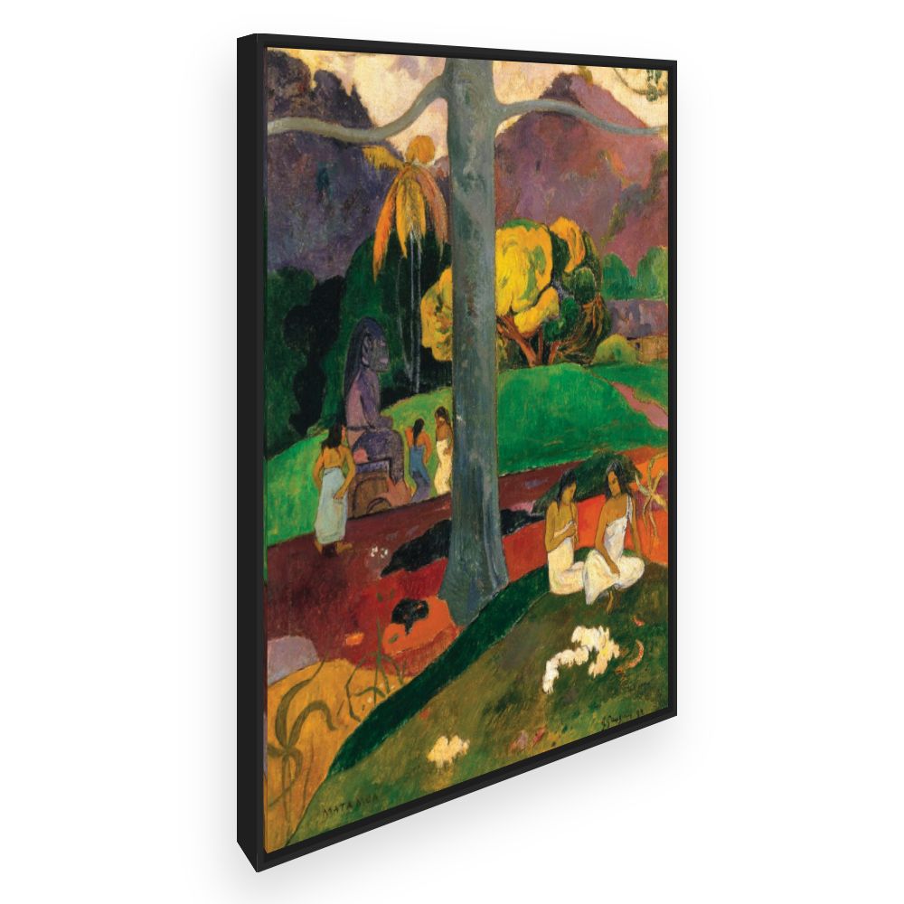 Toile Scène tropicale vibrante