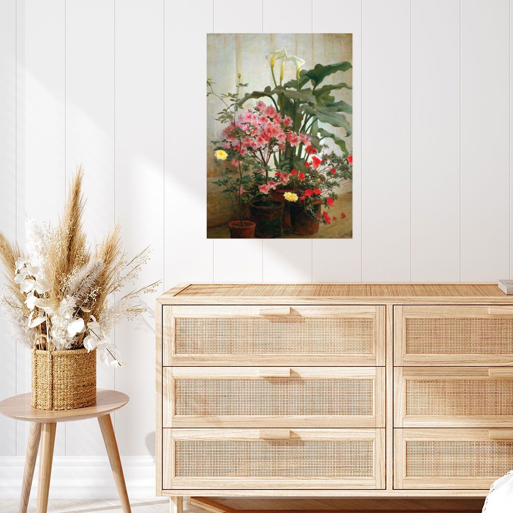 Affiche Jardin floral vibrant