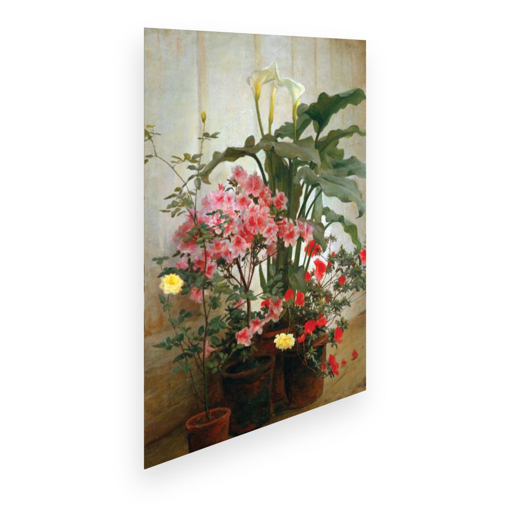 Affiche Jardin floral vibrant