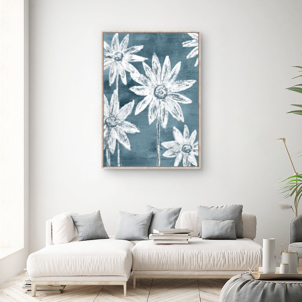 Tableau Fleurs abstraites