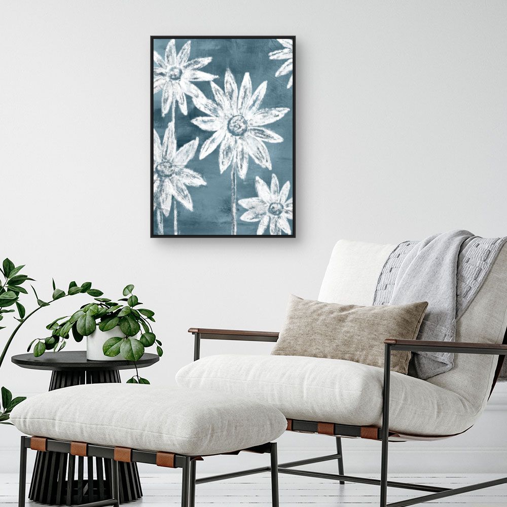 Tableau Fleurs abstraites