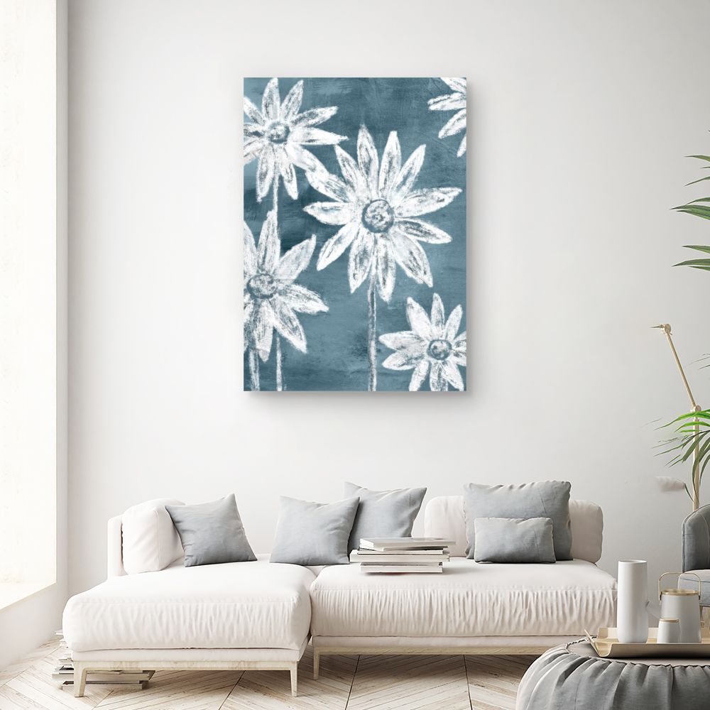 Tableau Fleurs abstraites