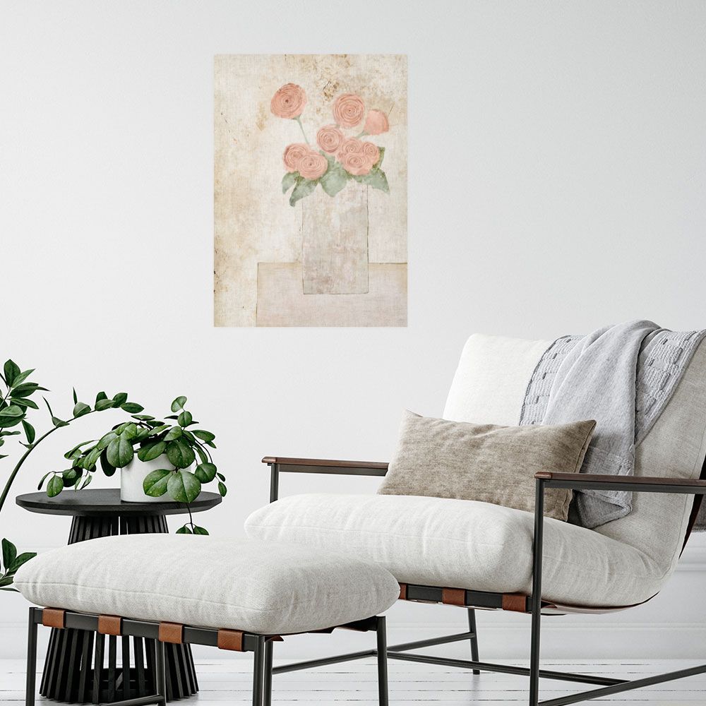 Affiche Bouquet pastel