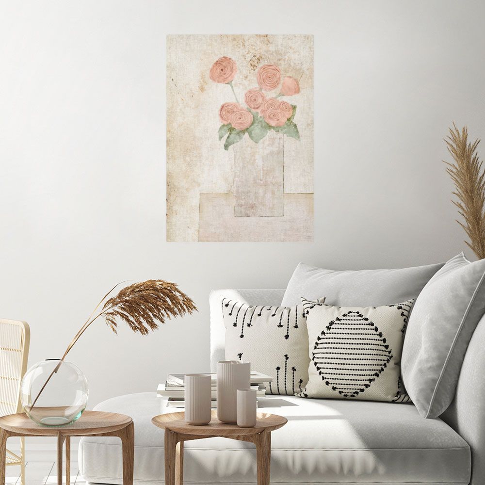 Affiche Bouquet pastel