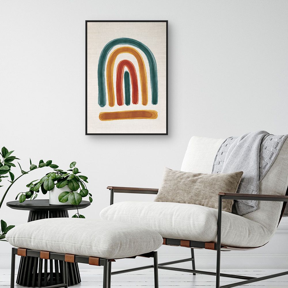 Tableau Arc-en-ciel abstrait