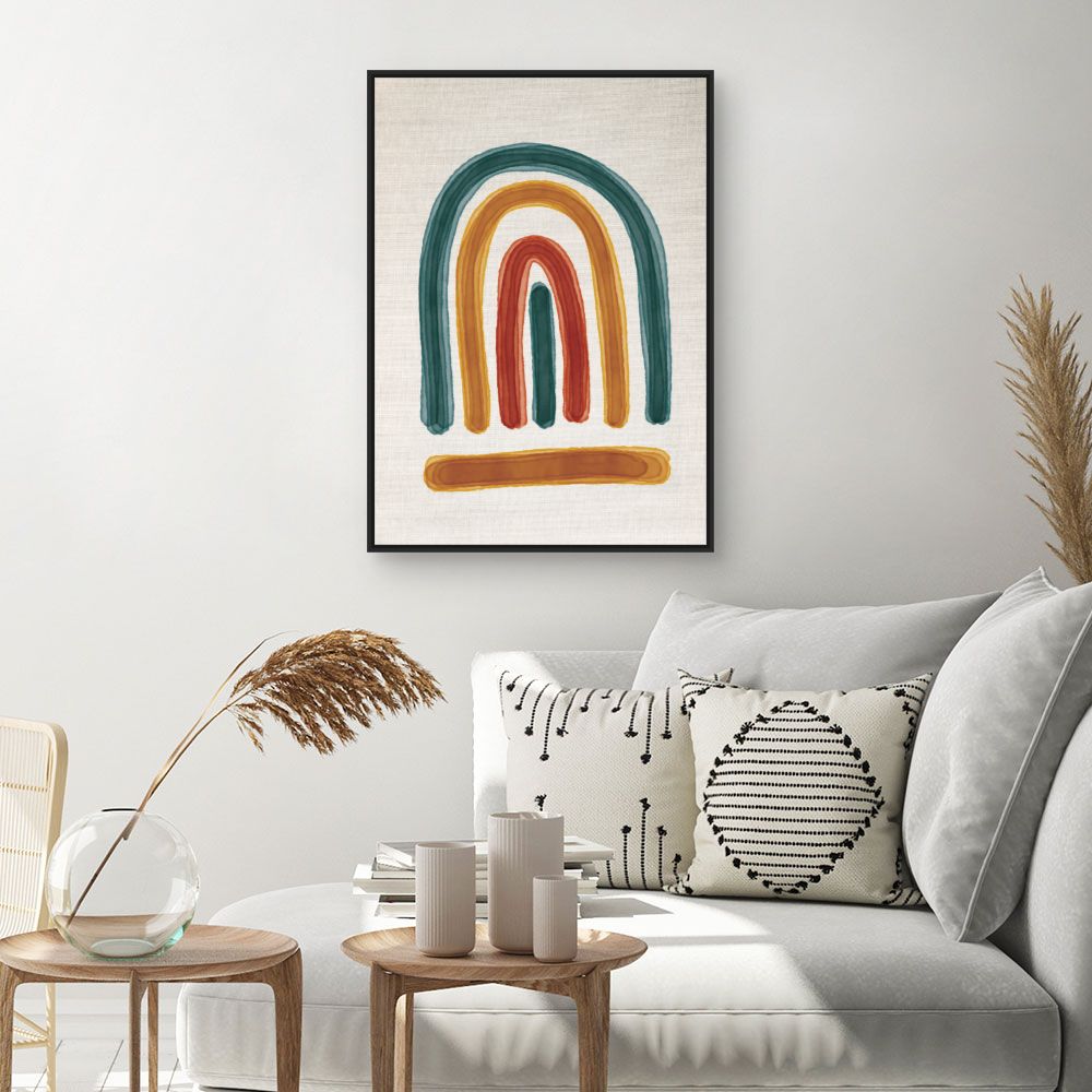 Tableau Arc-en-ciel abstrait
