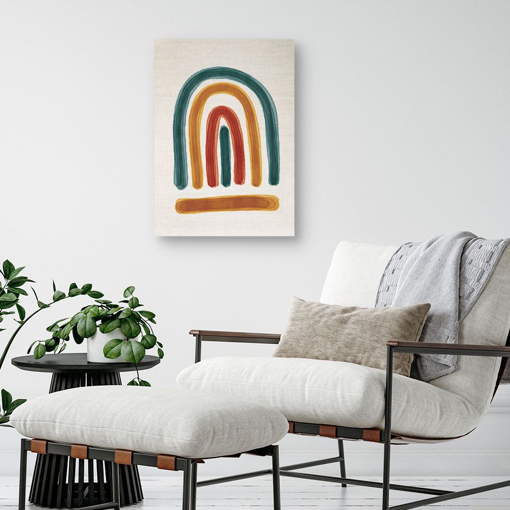 Tableau Arc-en-ciel abstrait