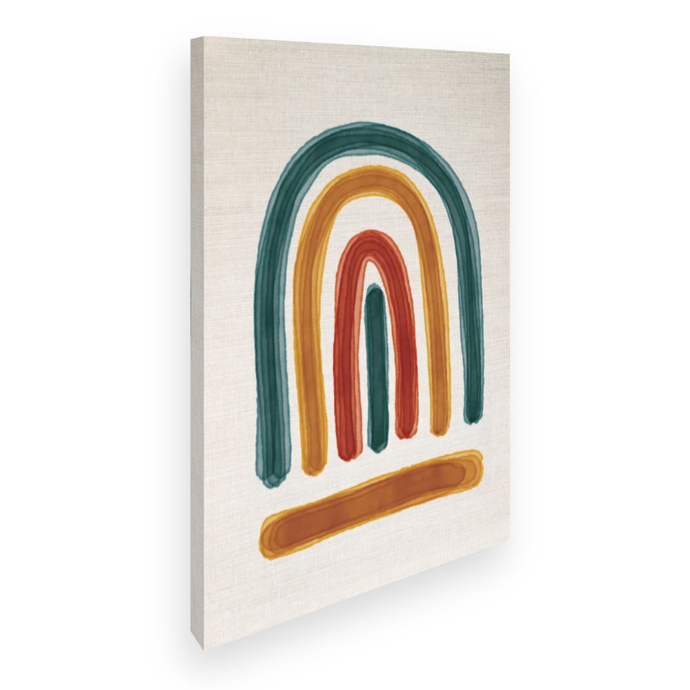 Toile Arc-en-ciel abstrait