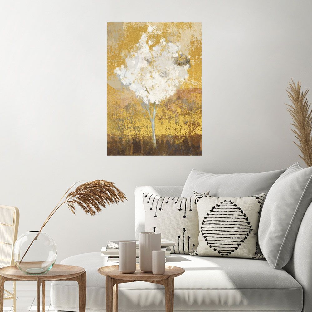 Affiche Arbre solitaire lumineux