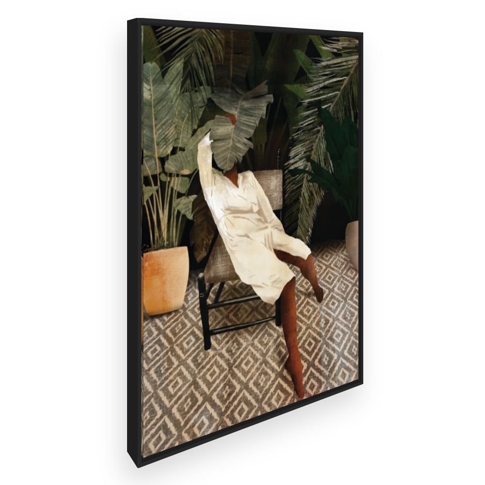 Toile Élégance tropicale