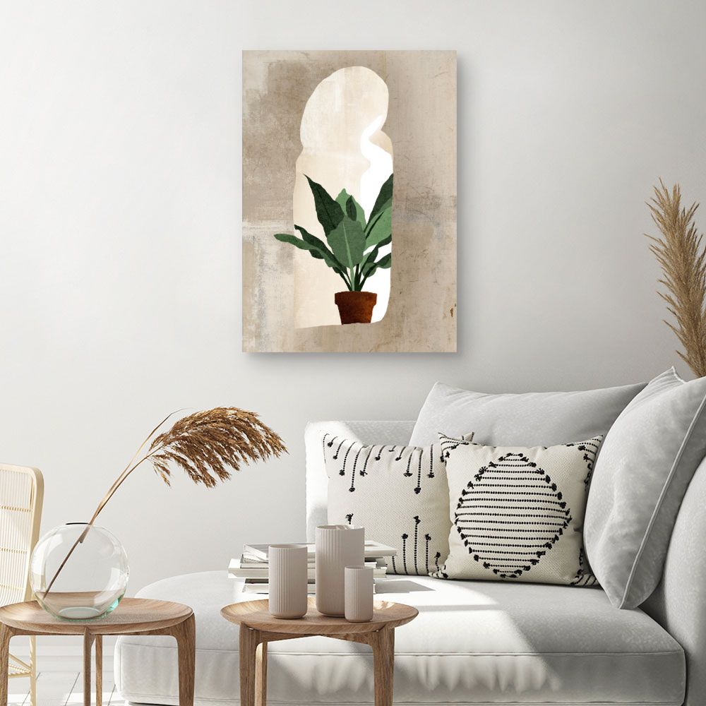 Tableau Plante naturelle mur