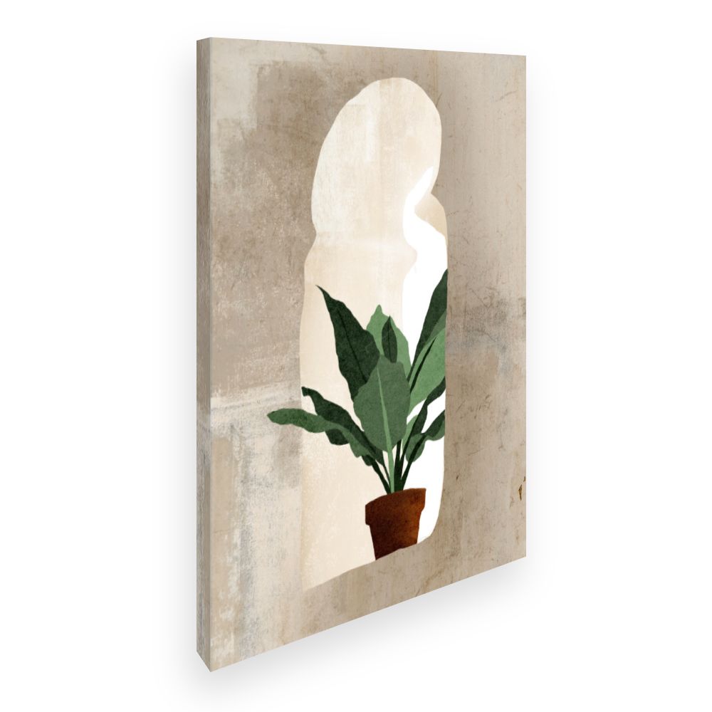 Toile Plante naturelle mur