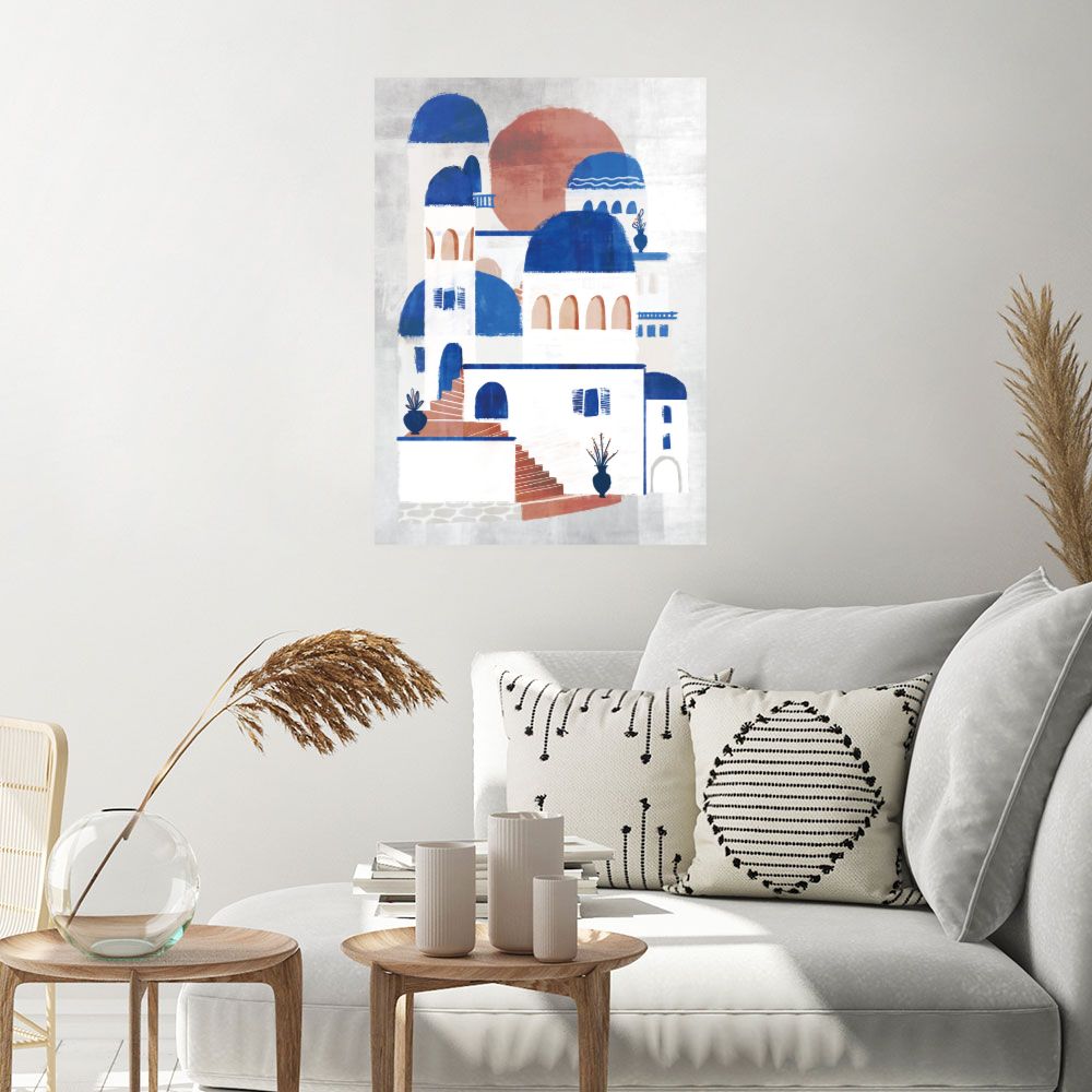 Affiche Architecture méditerranéenne