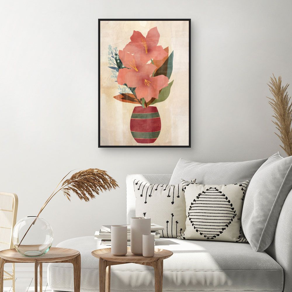 Tableau Bouquet floral coloré