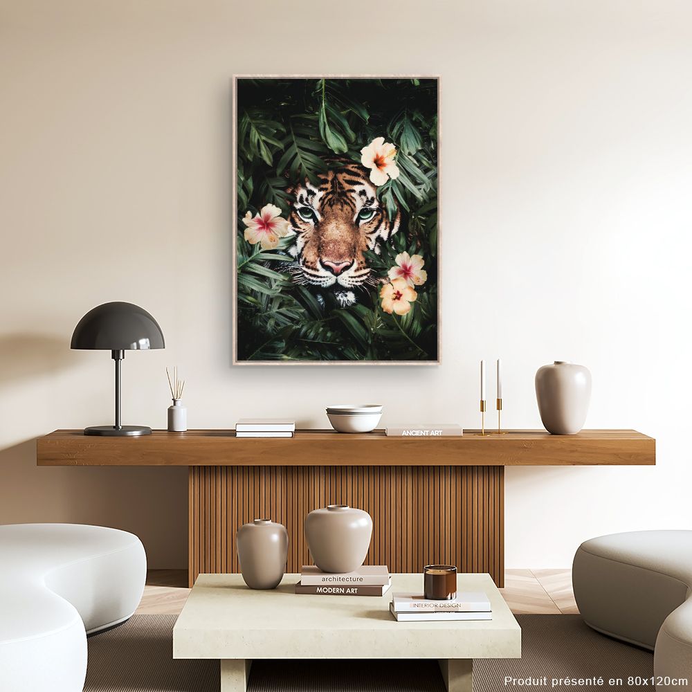 Tableau Tigre exotique