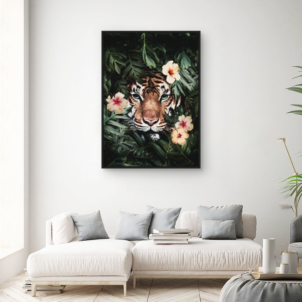 Tableau Tigre exotique